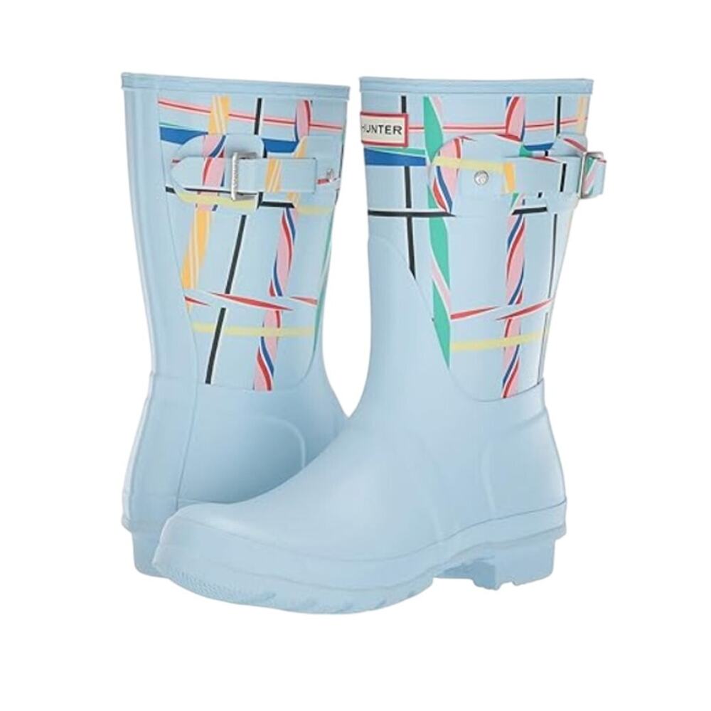 Hunter Multicolor Patterned Winter Rain Boots - image 1